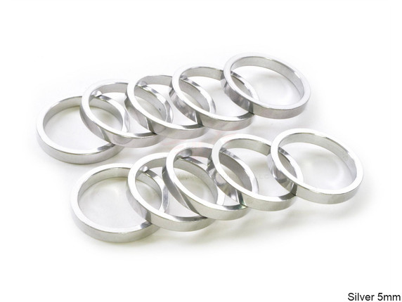 Wheels MFG 1-1/8 Aluminum Headset Spacer - (10pcs)