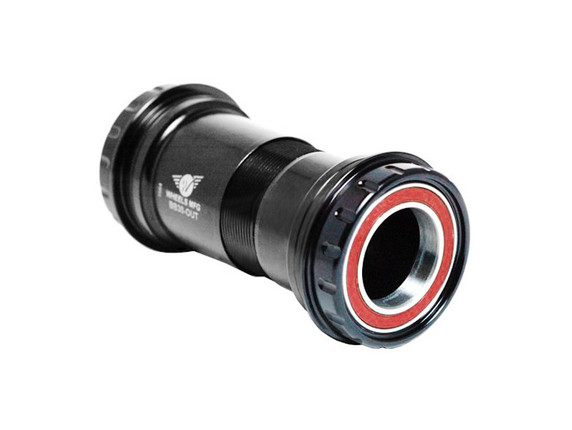 Wheels MFG BB30-Outboard Angular Contact 24mm Shimano Bottom Bracket  - Black
