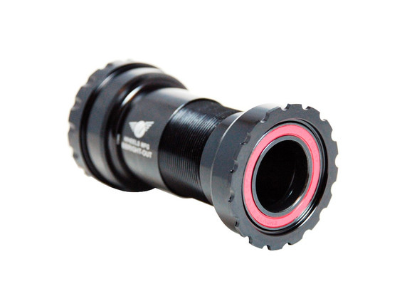 Wheels MFG BBright-Outboard Zero Ceramic - PF46 24mm Shimano Bottom Bracket - Black