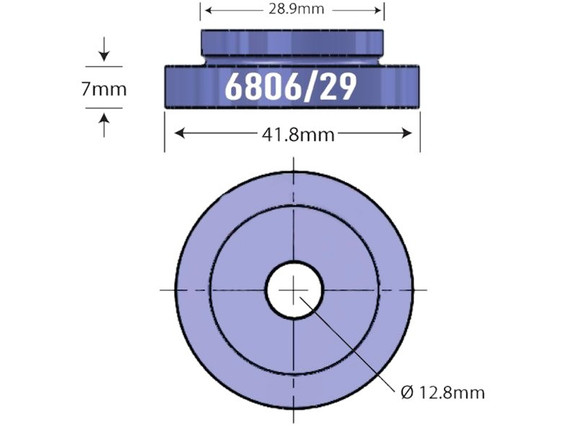 Wheels MFG SRAM DUB Open Bore Adapter - 29x42mm