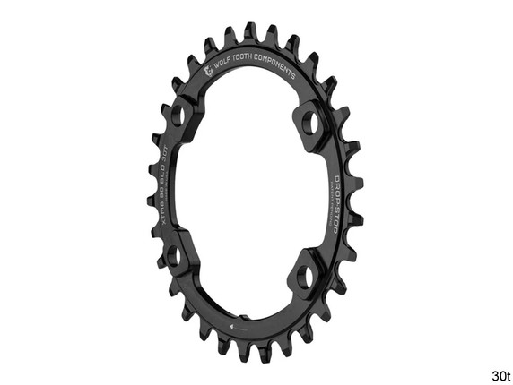 Wolf Tooth 96mm BCD Chainrings for Shimano XT M8000 and SLX M7000 Drop-Stop A