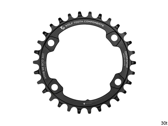 Wolf Tooth 96mm BCD Chainrings for Shimano XT M8000 and SLX M7000 Drop-Stop A