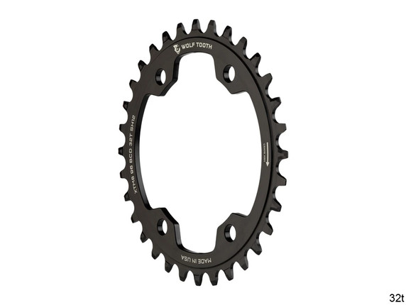 Wolf Tooth 96mm BCD Chainrings for Shimano XT M8000 and SLX M7000 Drop-Stop A