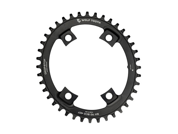 Wolf Tooth Elliptical 110 BCD Asymmetric 4-Bolt for Shimano Cranks