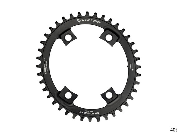 Wolf Tooth Elliptical 110 BCD Asymmetric 4-Bolt for Shimano Cranks
