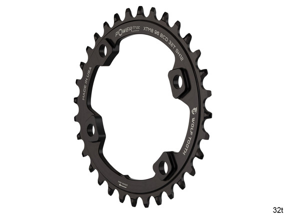 Wolf Tooth Elliptical 96mm BCD Chainrings for Shimano XT M8000 and SLX M7000