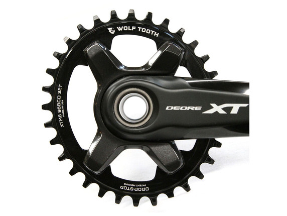 Wolf Tooth Elliptical 96mm BCD Chainrings for Shimano XT M8000 and SLX M7000