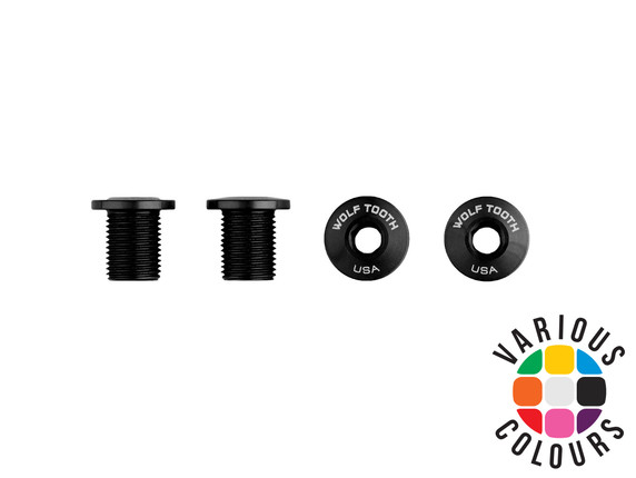 Wolf Tooth Set of 4 Chainring Bolts for M8 threaded chainrings (10mm long)