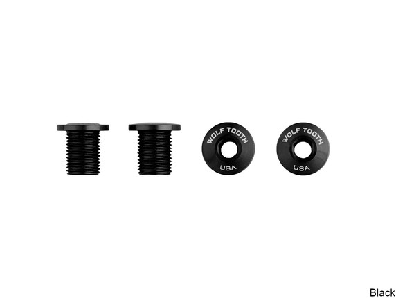 Wolf Tooth Set of 4 Chainring Bolts for M8 threaded chainrings (10mm long)