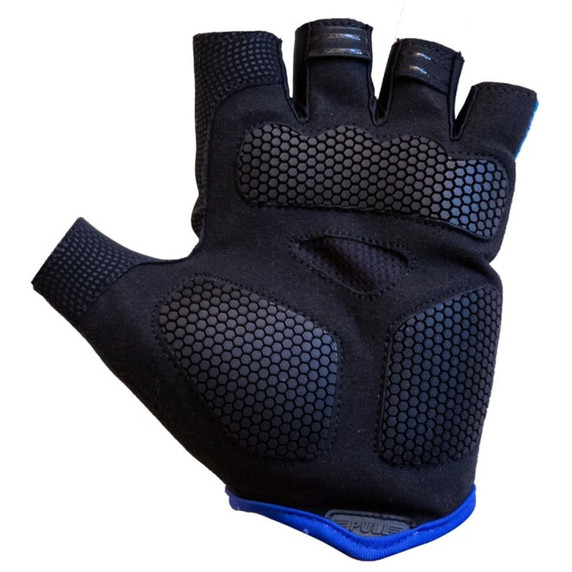 Azur S7 Blue Fingerless Cycling Gloves