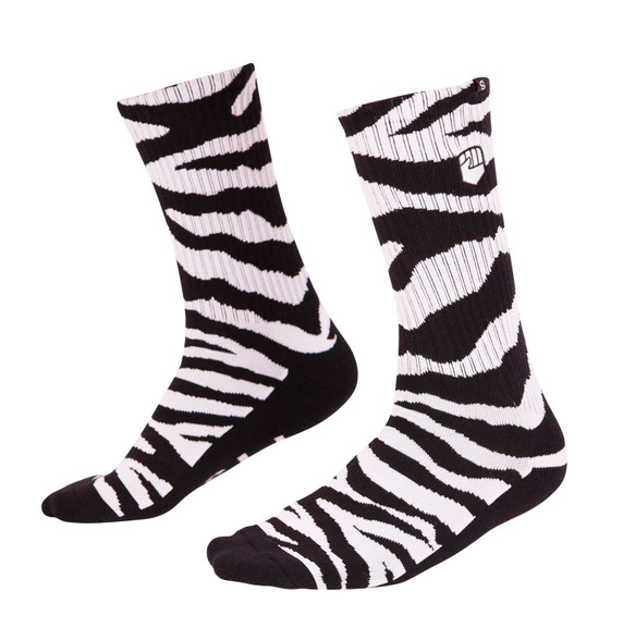 Fist Zebra Crew Sock