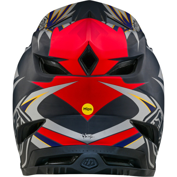 Troy Lee Designs D4 AS Carbon Inferno Grey MTB Helmet