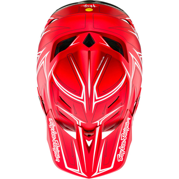 Troy Lee Designs D4 AS Composite Red MTB Helmet