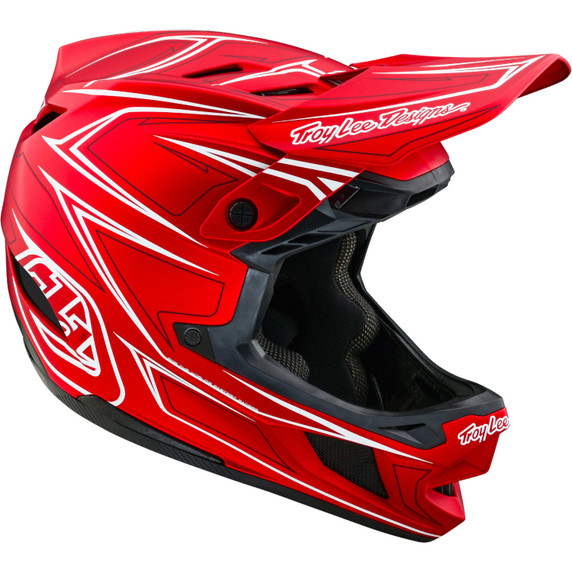 Troy Lee Designs D4 AS Composite Red MTB Helmet