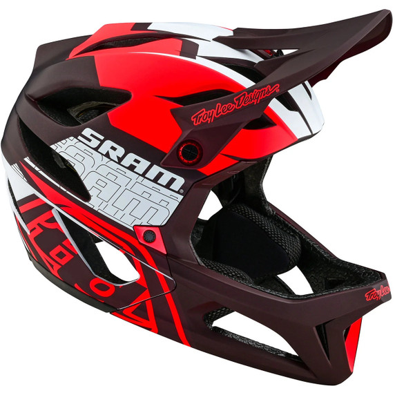 Troy Lee Designs Stage AS SRAM Vector Red MTB Helmet