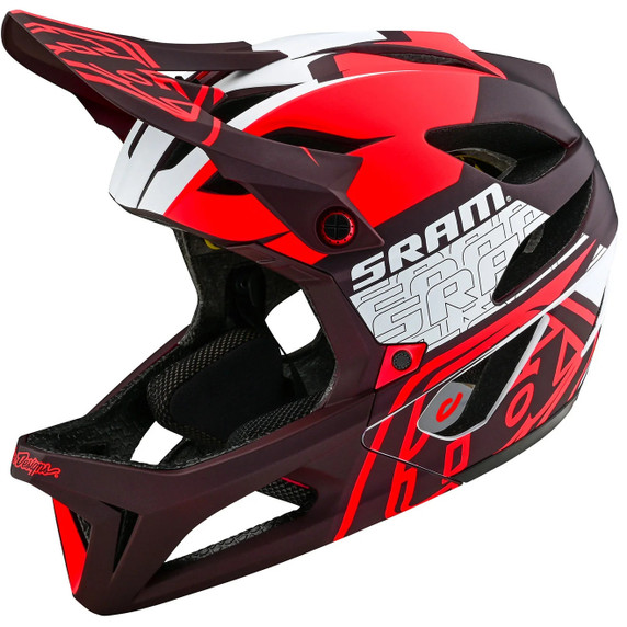 Troy Lee Designs Stage AS SRAM Vector Red MTB Helmet