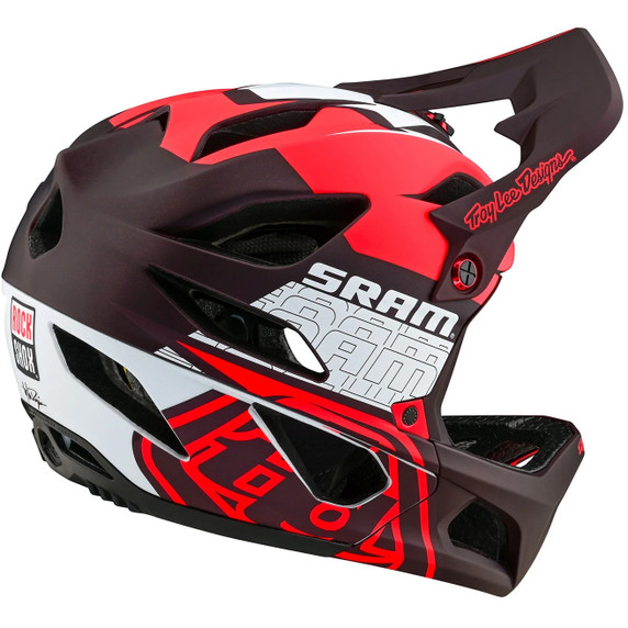 Troy Lee Designs Stage AS SRAM Vector Red MTB Helmet