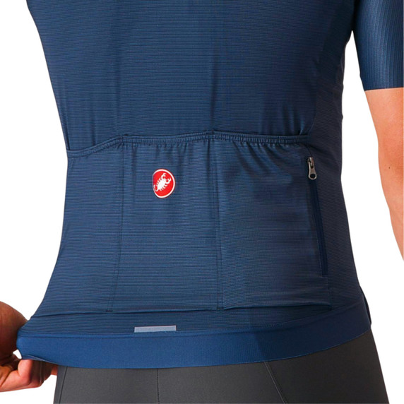 Castelli Espresso Jersey Belgian Blue/Silver Moon