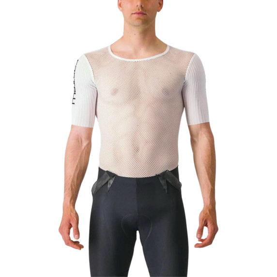 Castelli Bolero Short Sleeve Base Layer White