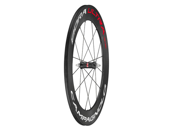 Campagnolo Bora Ultra 80 Pista Tubular Front Wheel - Bright