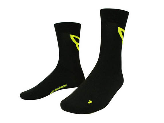 Volta Neon High Socks - Black/Fluro