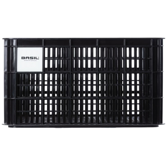 BASIL BICYCLE CRATE L 40L RECYCLED BLACK