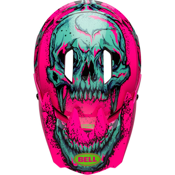 Bell Sanction 2 DLX MIPS Full Face Helmet Bonehead Pink/Turquoise