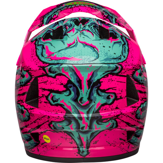 Bell Sanction 2 DLX MIPS Full Face Helmet Bonehead Pink/Turquoise