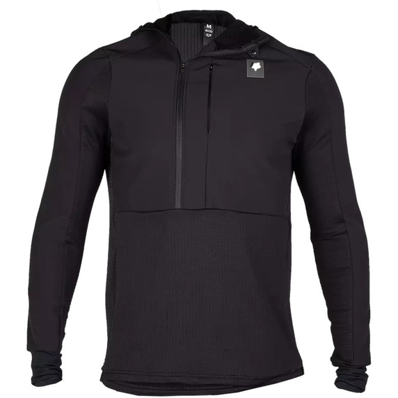 Fox Defend Black Thermal Hoodie