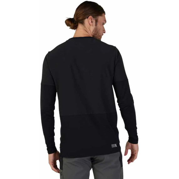 Fox Defend Black Thermal Jersey