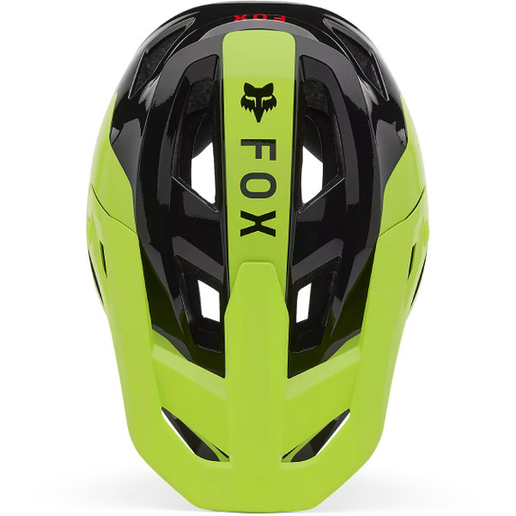 Fox Rampage Barge Flo Yellow Helmet