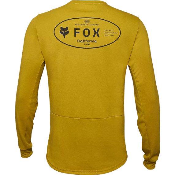 Fox Ranger DriRelease MD Mustard LS Jersey