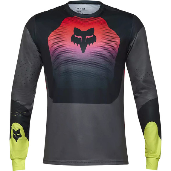 Fox Ranger Revise Black/Pink LS Jersey
