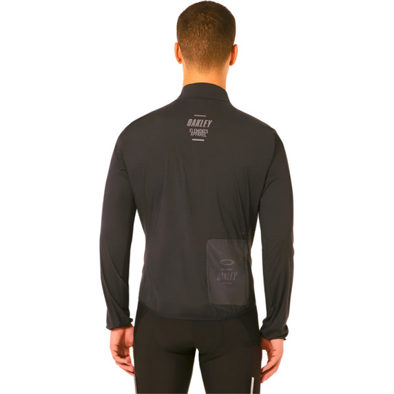 Oakley Off Grid Mens Blackout Packable Gravel Jacket