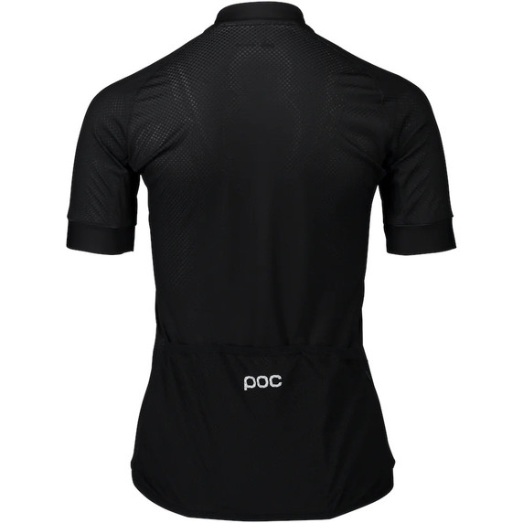 POC Womens Essential Road Logo Uranium Black Jersey