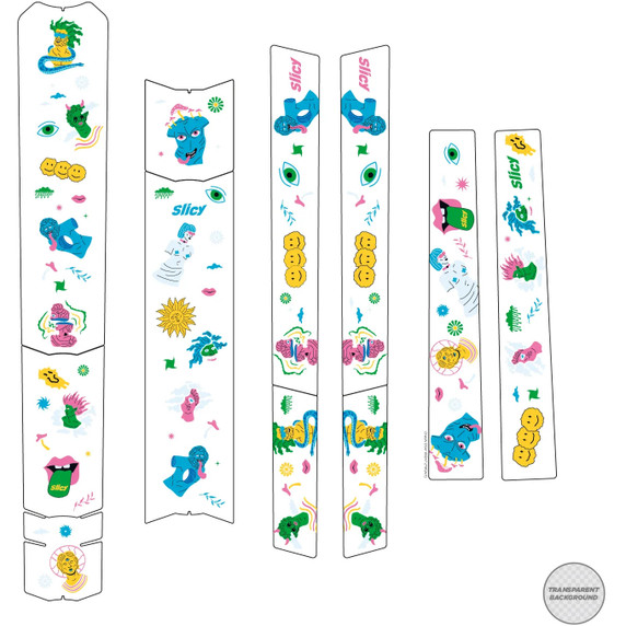 Slicy Sublimistick Colour Matte Disturbed Frame Protection