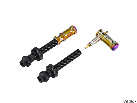 Granite Design Juicy Nipple Valve Cap w/Tubeless Valves Red 48mm