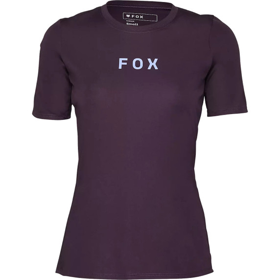 Fox Ranger Wordmark Dark Purple Womens SS Jersey