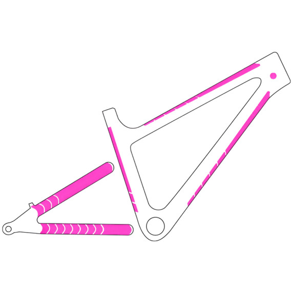 Muc-Off DH/Enduro/Trail Matte Clear Frame Protection Kit