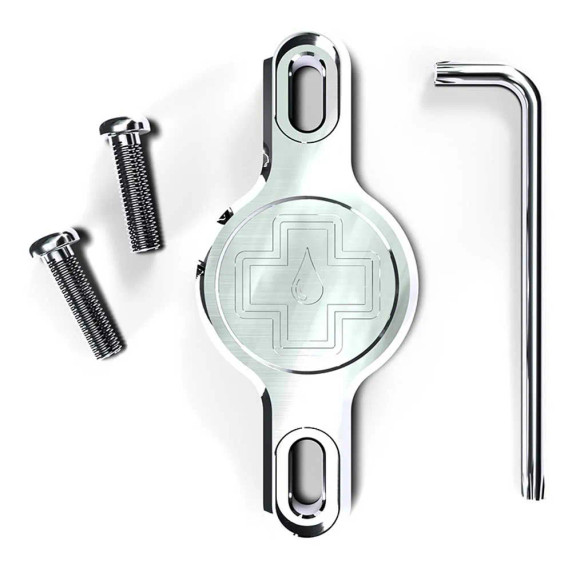 Muc-Off Secure Airtag Holder V2 Silver