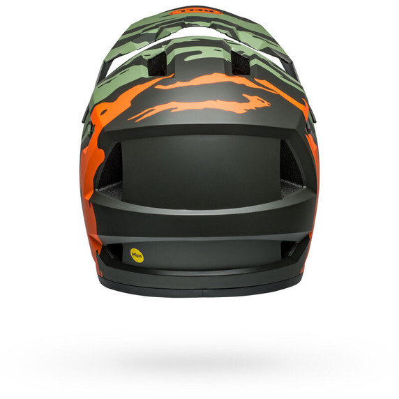 Bell Sanction 2 DLX MIPS Full Face Helmet Ravine Matte Green/Orange