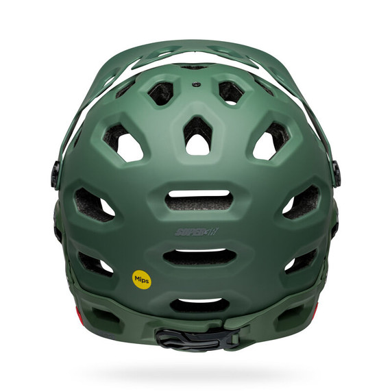 Bell Super 3R MIPS Helmet Matte Dark Green/Infrared