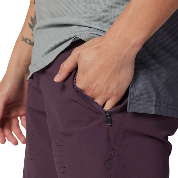 Fox Mens Flexair MTB Short Dark Purple