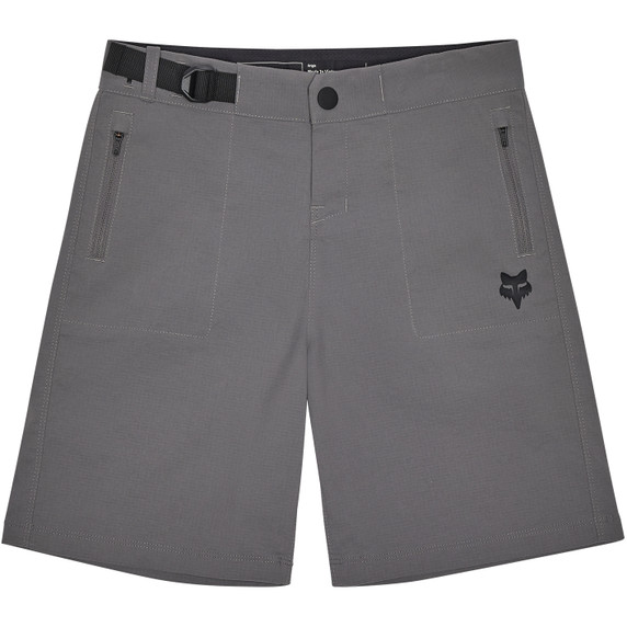 Fox Youth Ranger Short Pewter W/Liner