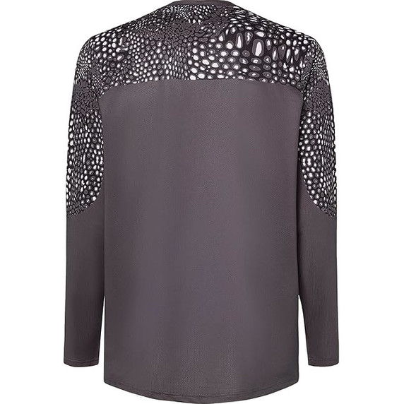 Oakley Maven Coast LS Jersey Distorted Frogskin Bk