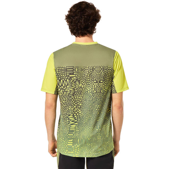 Oakley Maven Coast SS Jersey Distorted Frogskin Gn