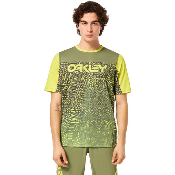 Oakley Maven Coast SS Jersey Distorted Frogskin Gn