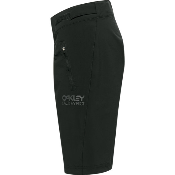 Oakley Womens Factory Pilot Lite Shorts I Blackout