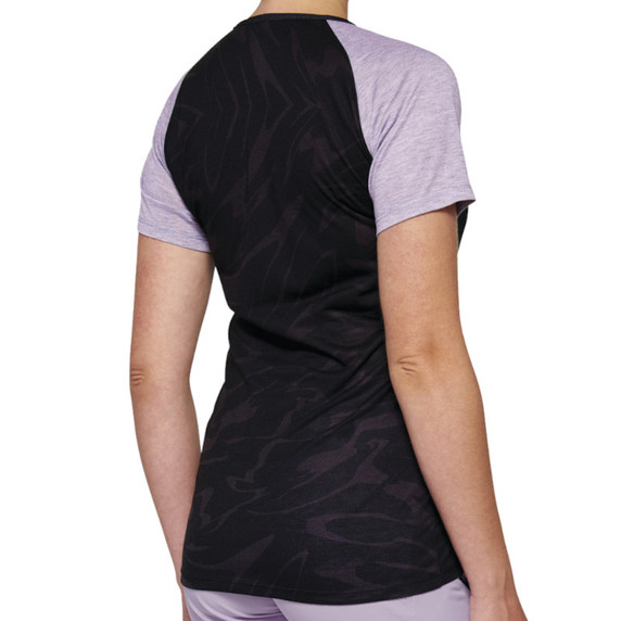 100% Airmatic SS Womens MTB Jersey Black/Lavender