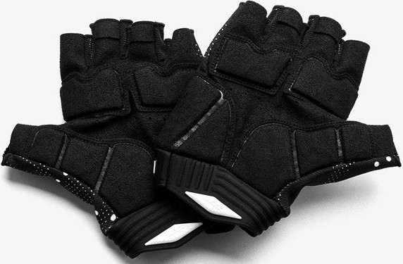 100% Exceeda Fingerless Gel Gloves Black